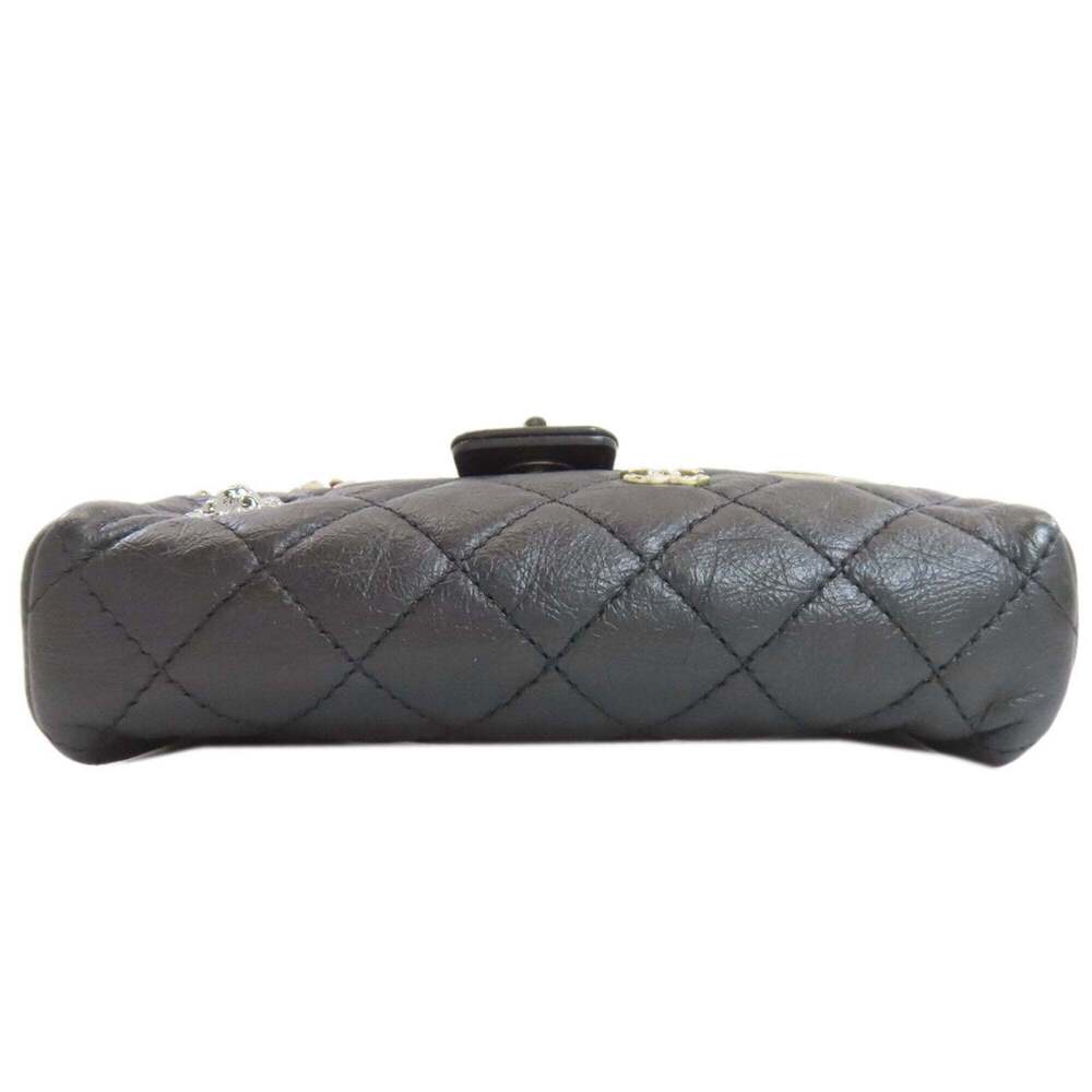 CHANEL Black Lambskin Leather Shoulder Bag - Picture 4 of 16